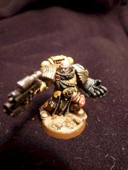 Imperial Fists Sternguard Sergeant by Volley Fire