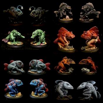 deep ones by snuurg, sculptor