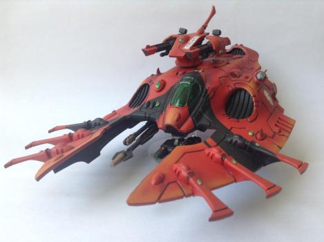 Eldar Wave Serpent by Krymus