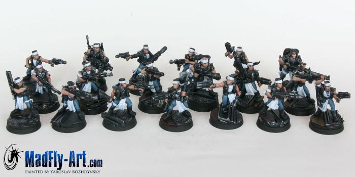 Necromunda Orlock Gang by MadFlyArtStudio