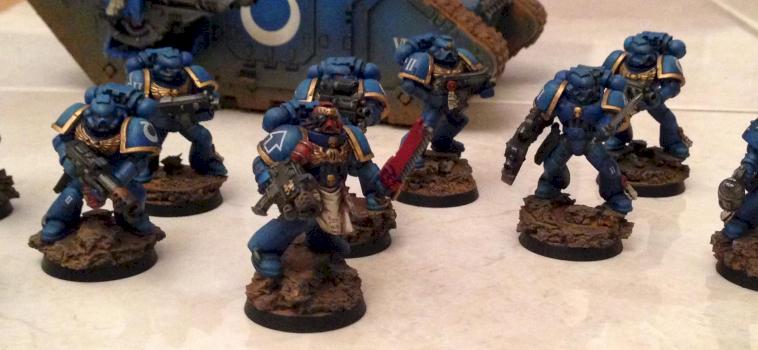 Ultramarines Tactical Squad by HeavyTankBuilder