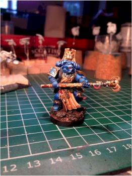 Ultramarines Librarian by HeavyTankBuilder