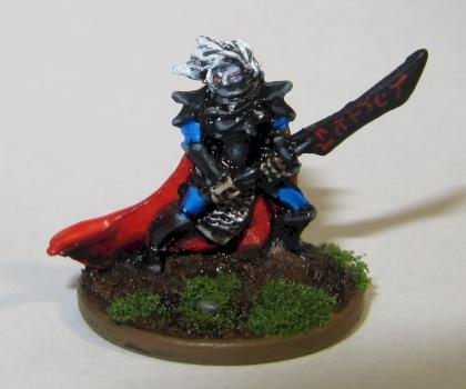 15MM Elric of Melnibone in his black armor and Stormbringer by karlosrolero