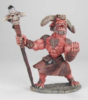 2603: Skrug Gruntclar, Bugbear Shaman by PaintFiend