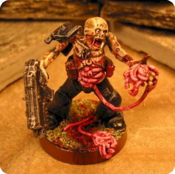 This guy has guts! Another Plague Marine by kriegz