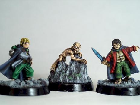 Frodo, Sam and Gollum by Morpheus