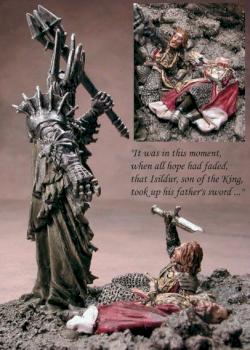 The Fall of Sauron by sivousplay