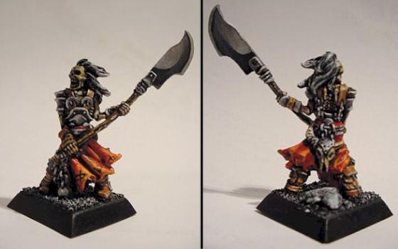Confrontation Skeleton Lancer by sorentaine