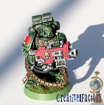 Dark Angel with heavy bolter by Sascha Wagener