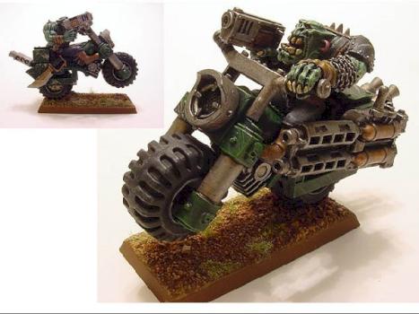 Ork biker 1 by Spanky