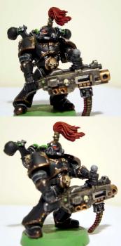 Black Legion Space Marine by slash