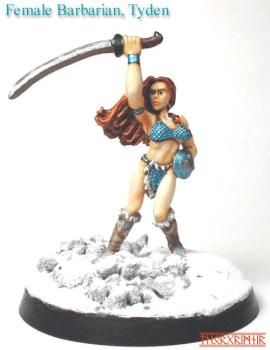 Tyden, Female Barbarian by thorgrimnr