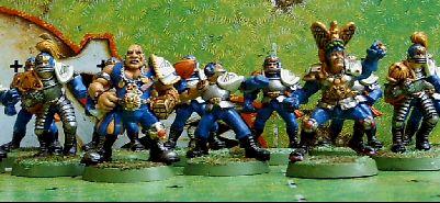 Human Blood Bowl Team by stingger