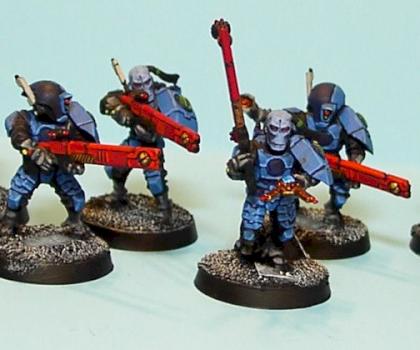 Tau Firewarrior Squad by Shalamar
