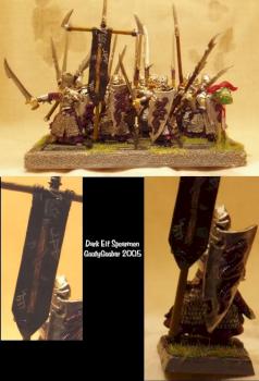 Dark Elf Spearmen by GoofyGoobar
