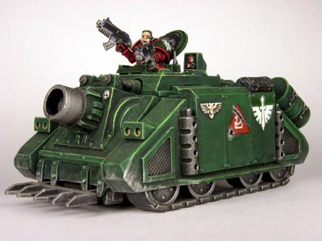 Dark Angels Space Marine Vindicator Conversion by Spartanacus