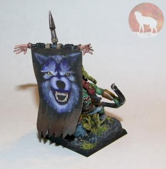 Zombies Standard Bearer VS Orc by kbolster12345
