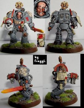 Emperors Fists Space Marine Terminator Sergeant by fraggL