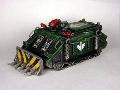 Dark Angels Space Marine Rhino - Updated by Spartanacus