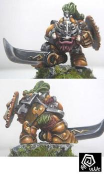 Khor Warrior (shield) by uluc