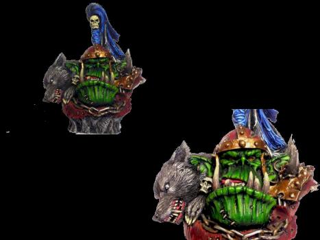 Forge World Orc Warlord bust by The Rat Marine