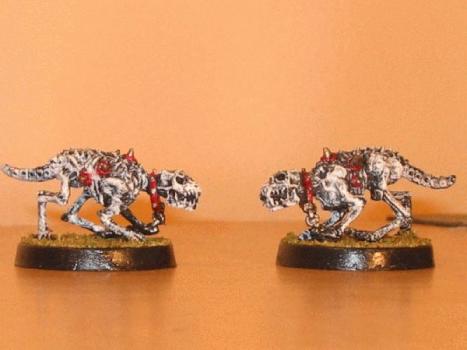 Chainmail Skeletal War Dogs by bogotter