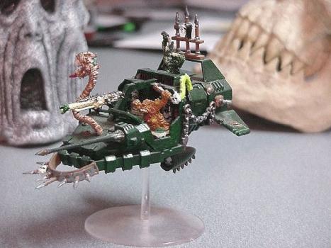 Landspeeder piloted by Nurglings by kingeryck