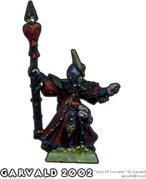 Dark Elf Sorcerer by garvald