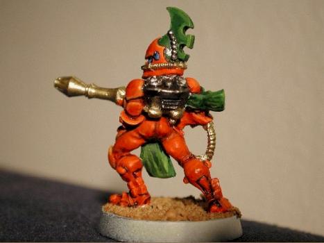 Eldar Fire Dragon - the back by Ninyah