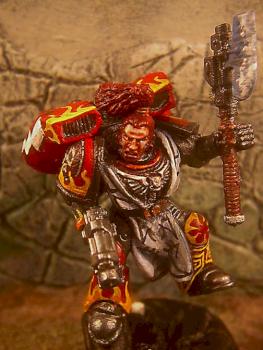 Flaming Fists Custom Librarian by blackfez