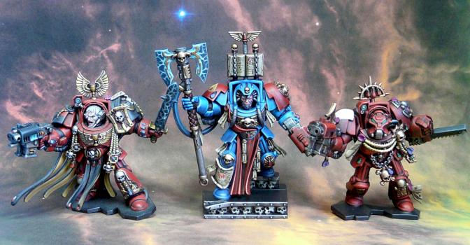 Space Hulk characters by RAFF