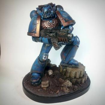 1/6 scale Ultramarine Tactical Marine by Indy