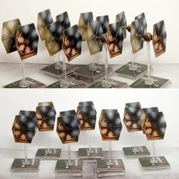 Star Wars X-Wing Ti-Fighters swarm by Broon