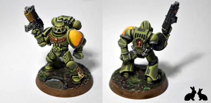 Salamanders Tactical Squad - Dramatic Poser by theshadowbunny