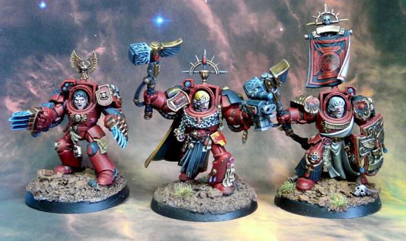 Blood Angel terminator assault squad part by RAFF