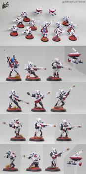 Fire Warriors by GoblinArt