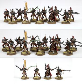 DARK ELDAR KABALITE WARRIORS + ARCHON by Kronid