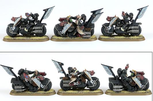 DARK ANGELS RAVENWING BIKE SQUADRON by Kronid