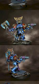 Blood Angels Librarian in Terminator Armour by sh4hter