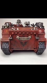Blood Angel rhino by LuckyDogSlevin