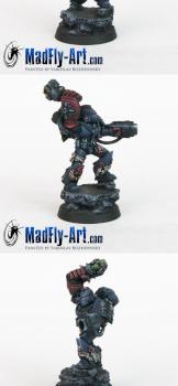 Crimson Fists Captain by MadFlyArtStudio
