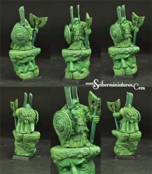 Dwarf 28mm - greenstuff sculpture by Scibor