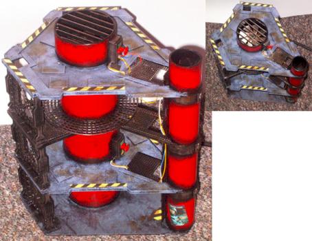 Necromunda ventilation shaft by narkuk