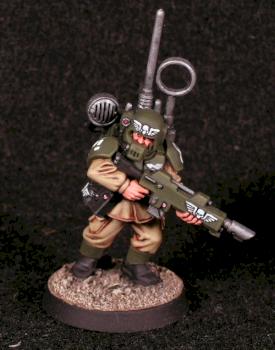 Cadian Shock Trooper Vox Caster by Festablo