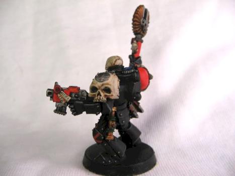 Chaplain Caedus of the Blood Angels: Another angle by NinjaSqurl