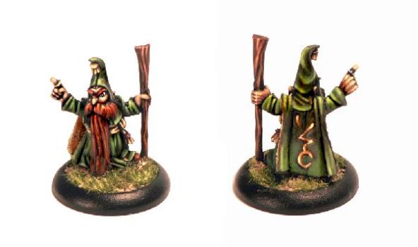 Reaper Male Wood Dwarf Wizard by Captainhask