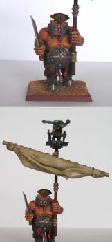 Ogre pirate standards bearer by Barbossa