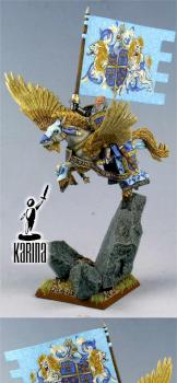 WARHAMMER Bretonnia Hero on Pegasus by Karina