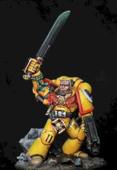 Capitaine of the Imperial Fists by Philippe