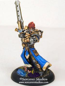 Warmachine Cygnar Warcaster by sorcererstudios